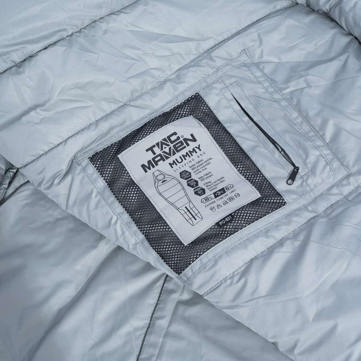 Tac-Maven Sleeping Bag Μονό 3 Εποχών D19003-06E RAL7013 
